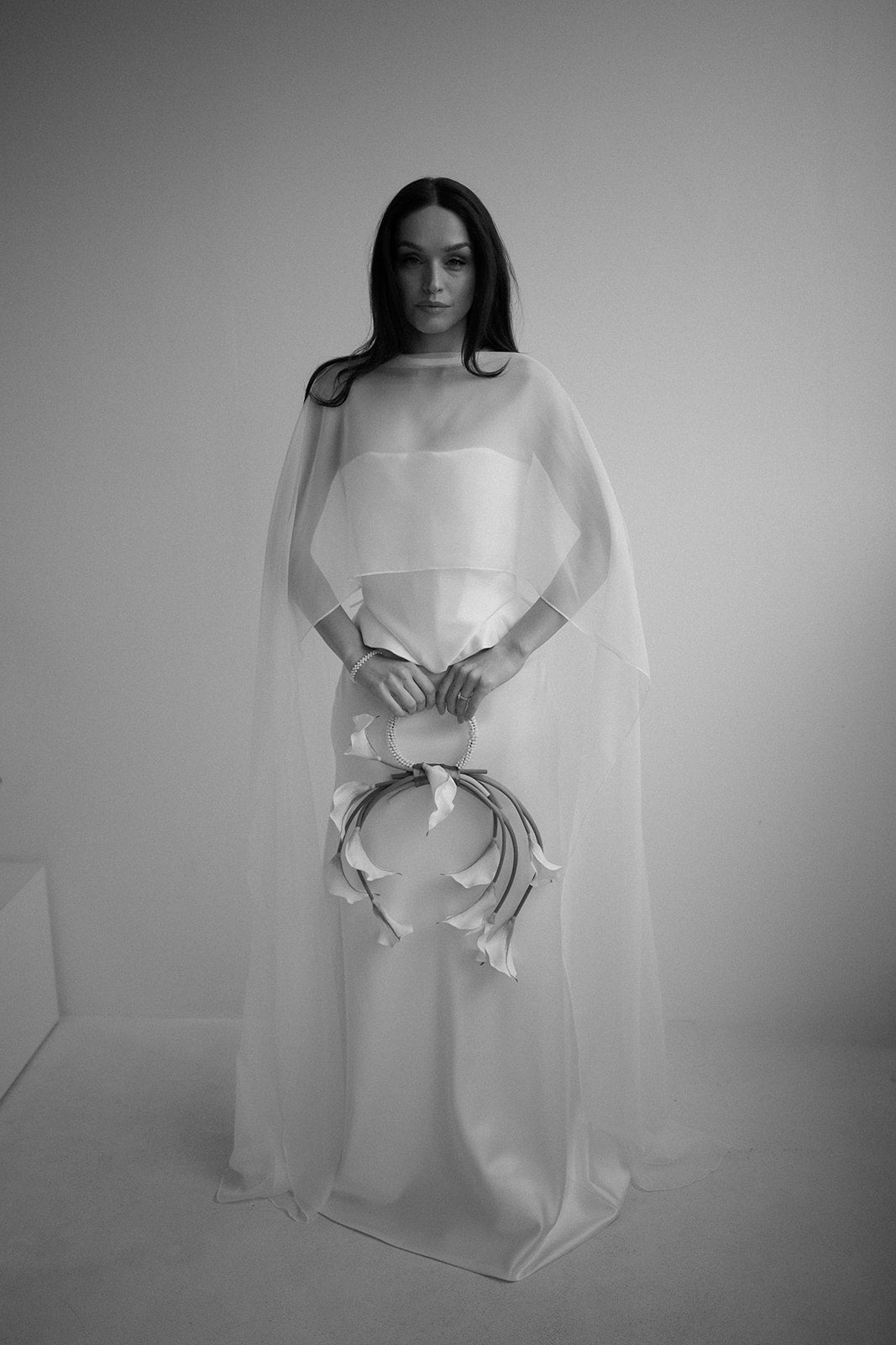 ELODIE Chiffon Cape