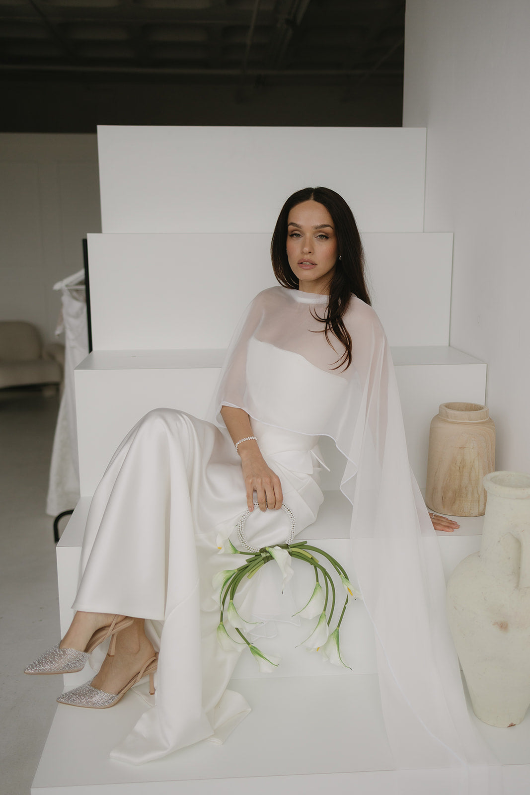 ELODIE Chiffon Cape