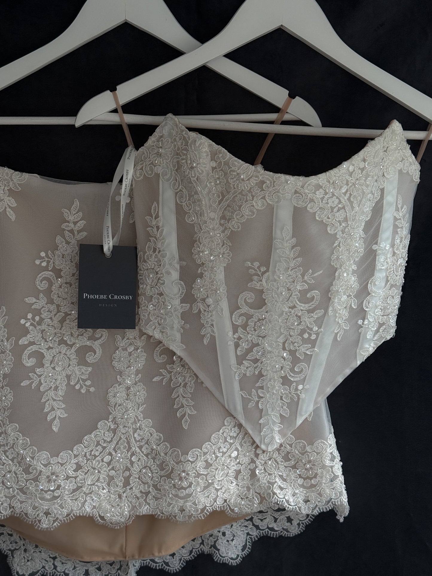 CELESTE Beaded Bridal Corset