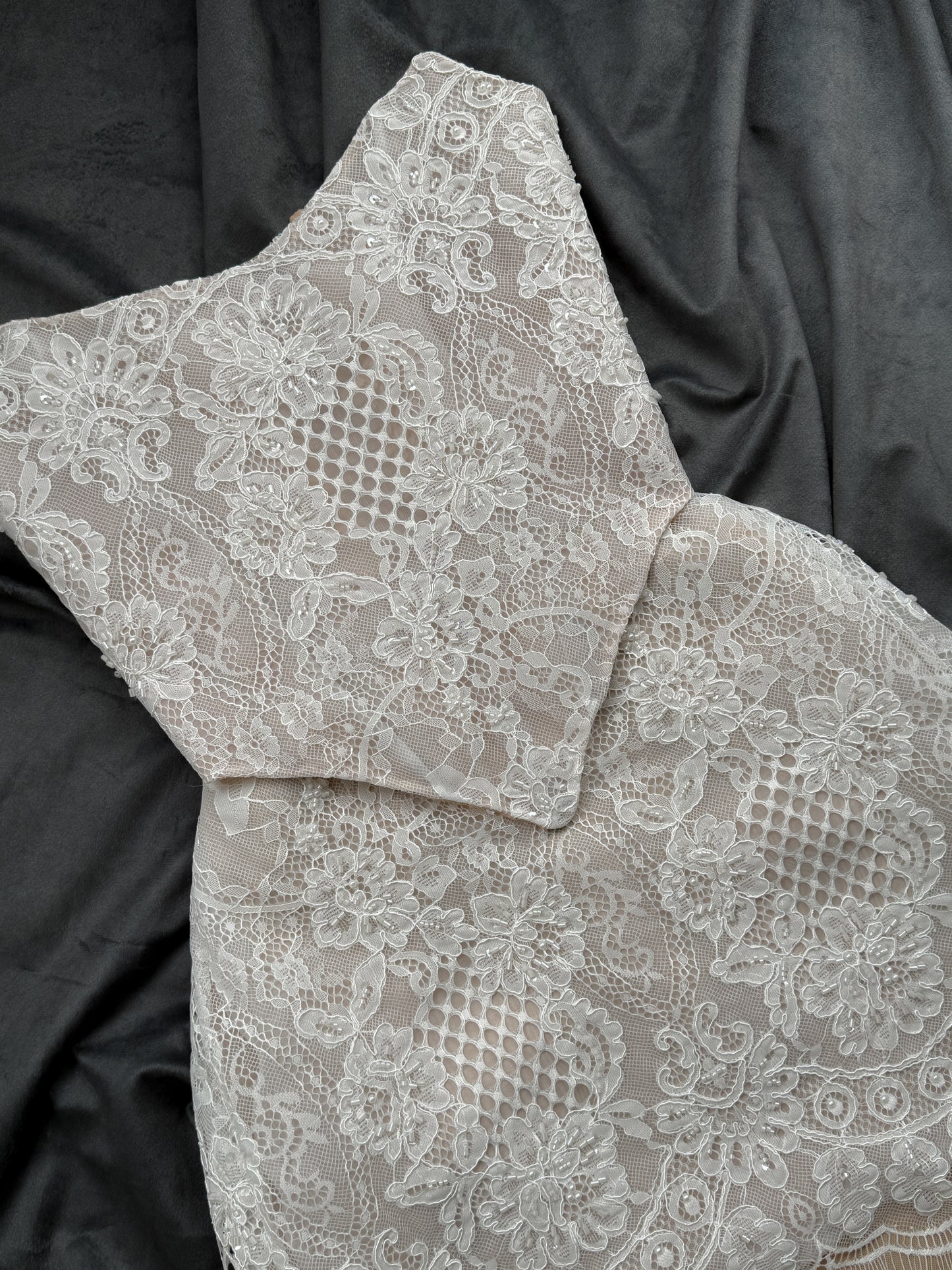 GABRIELLE Beaded Lace Bridal Corset