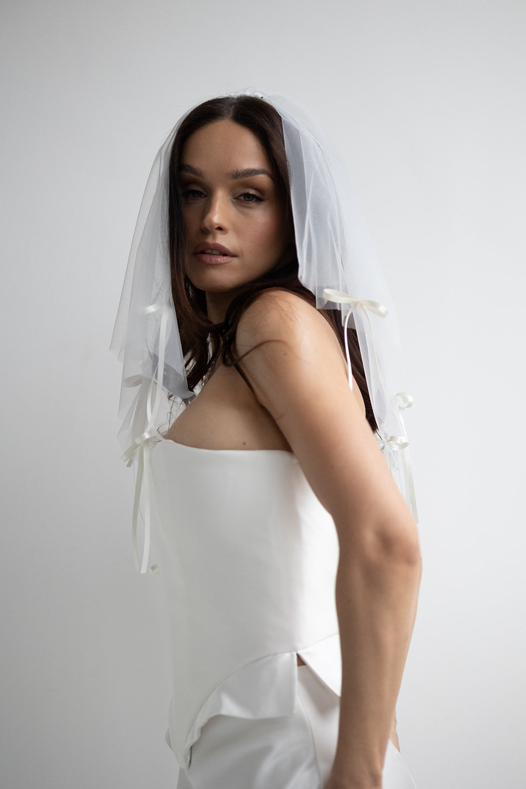 ELODIE Duchess Satin Corset