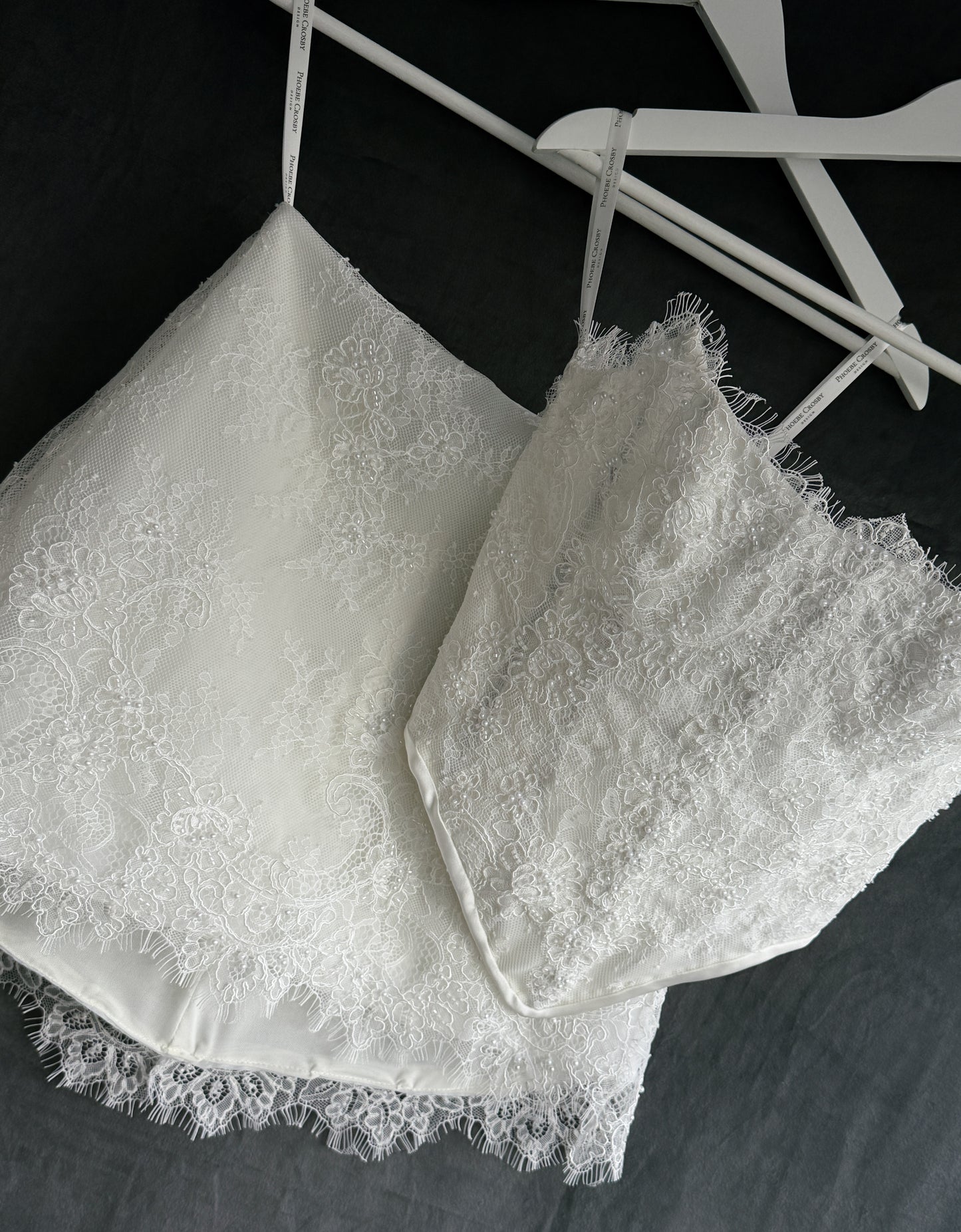 One-Of-A-Kind Bridal Mini Dress Two Piece- UK 8