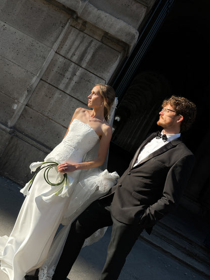 FLEUR Duchess Satin Longline Bridal Corset