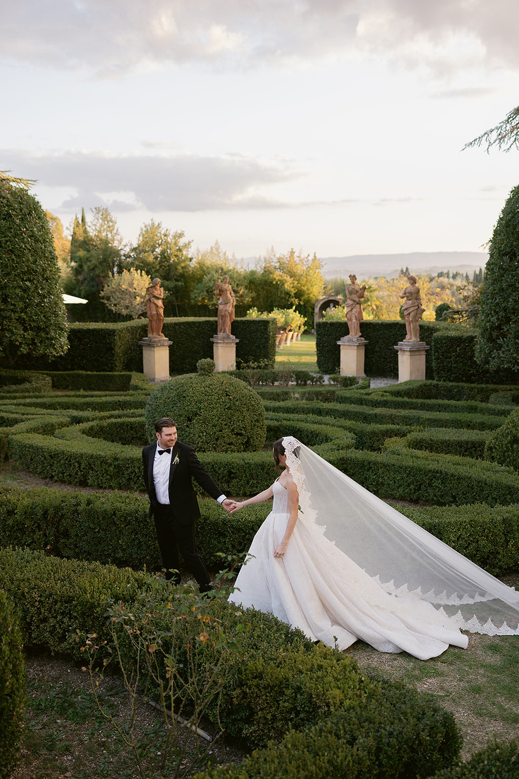 Gabrielle Lace Edge Cathedral Veil