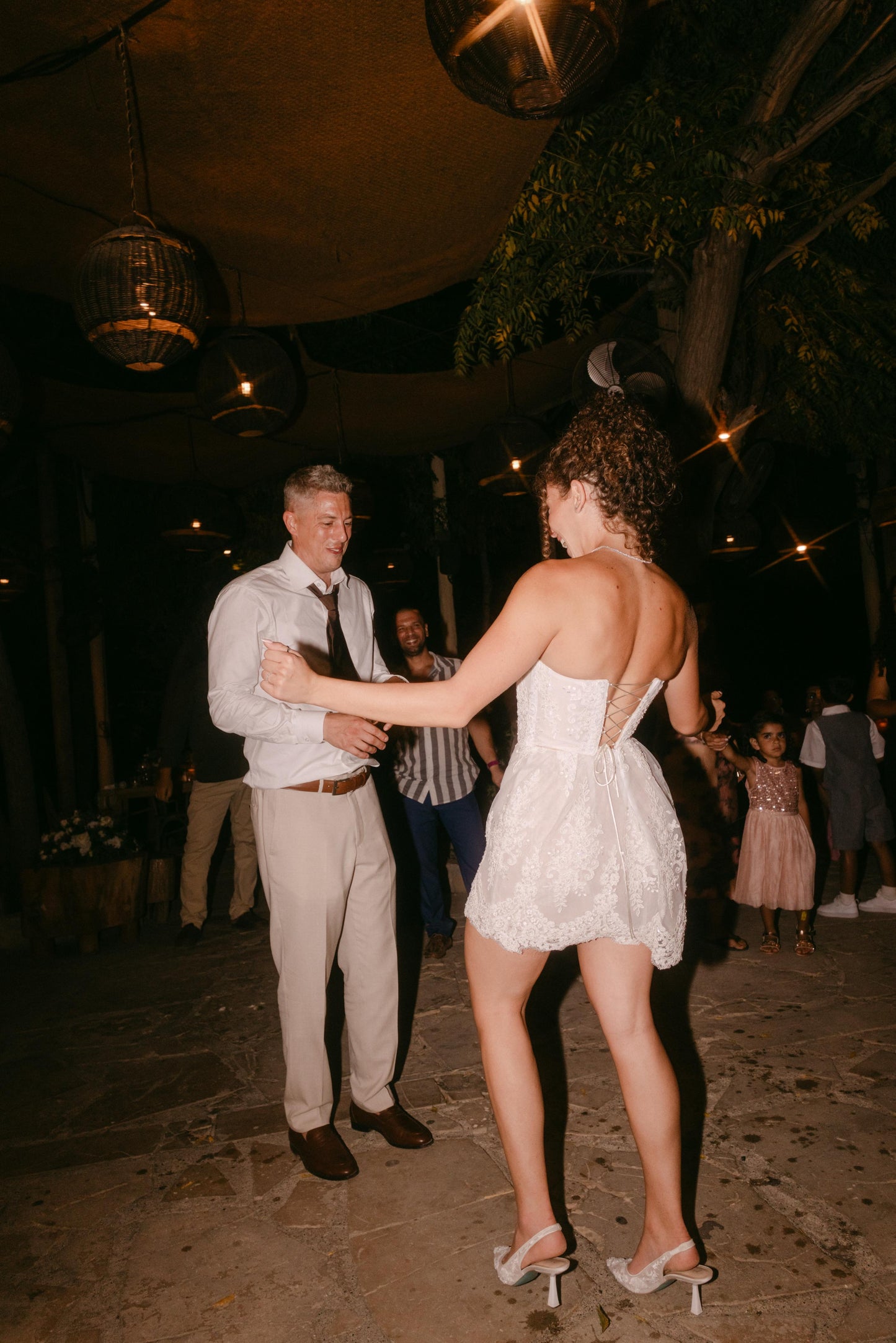 Celeste Beaded Bridal Mini Skirt