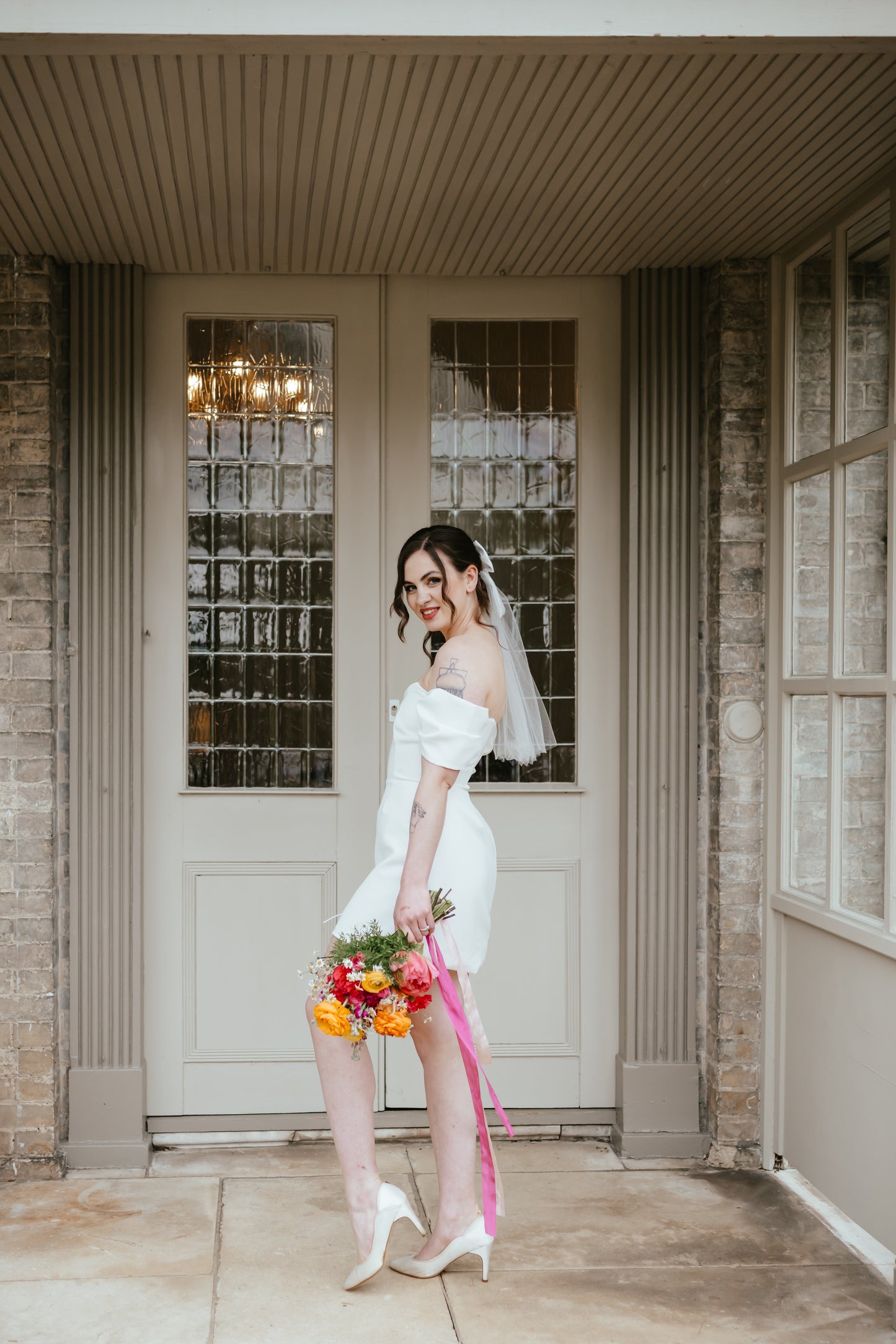 Satin Bow Veil