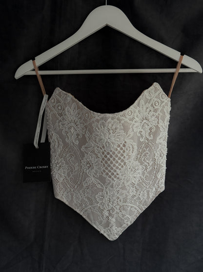 GABRIELLE Beaded Lace Bridal Corset