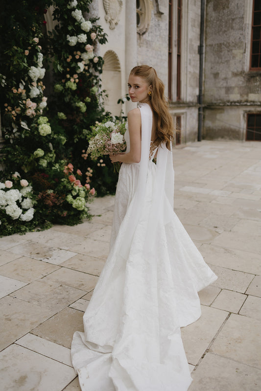 ENGLISH BLOOM Train Skirt