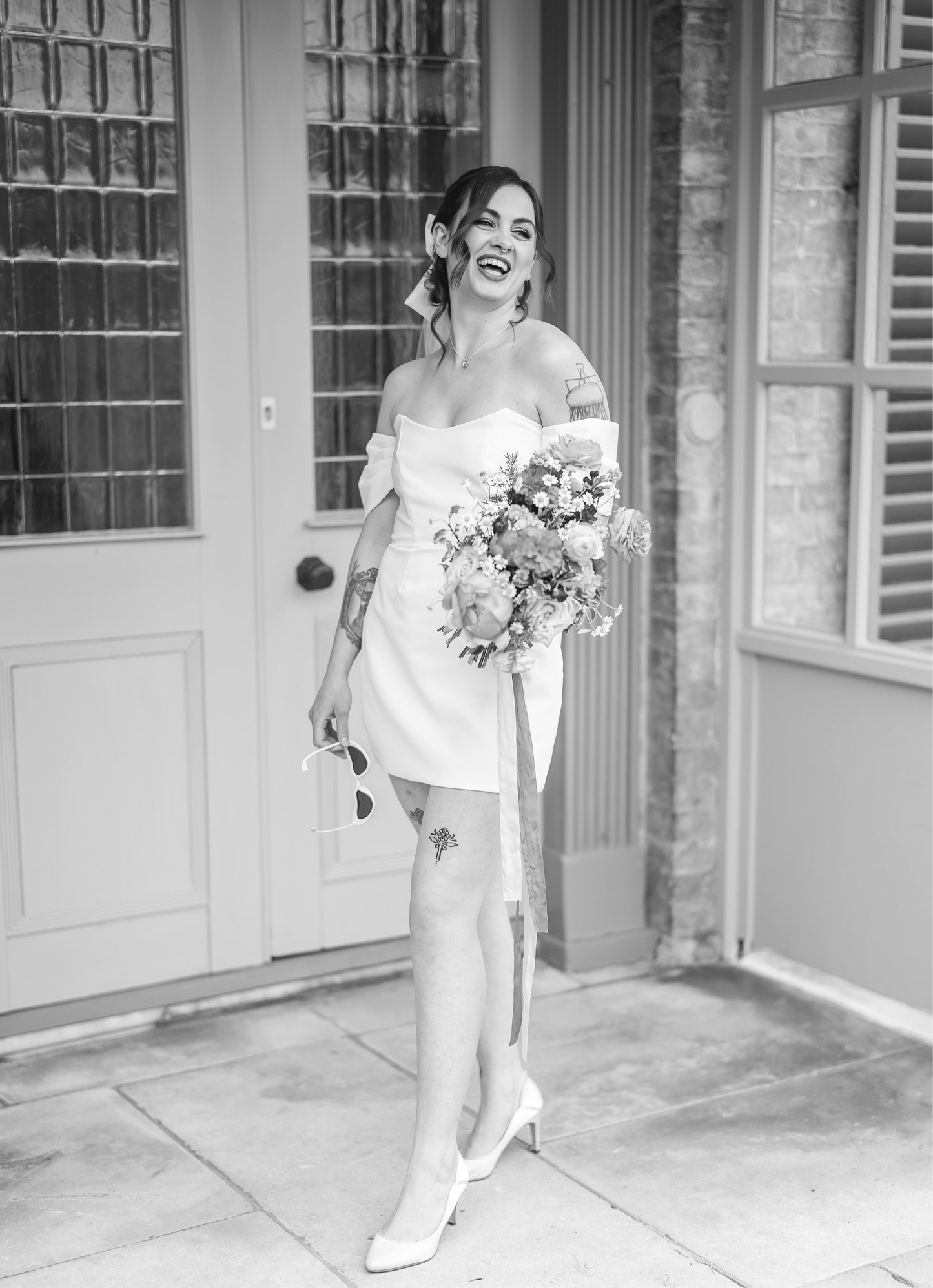 Daphne Crepe Bridal Mini