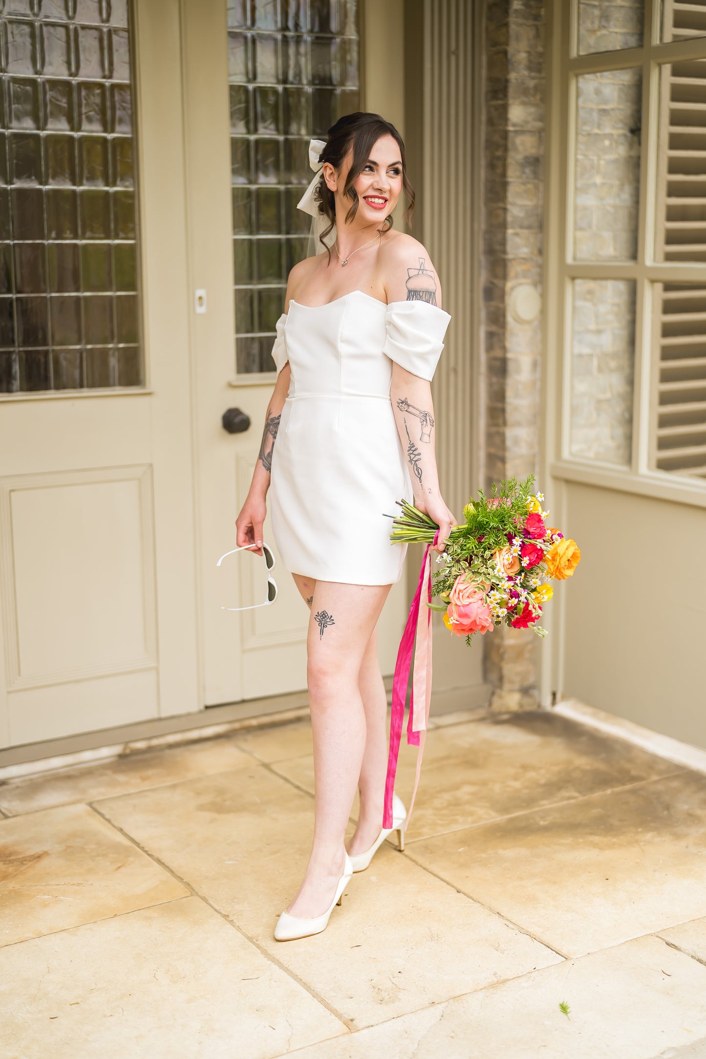 Daphne Crepe Bridal Mini