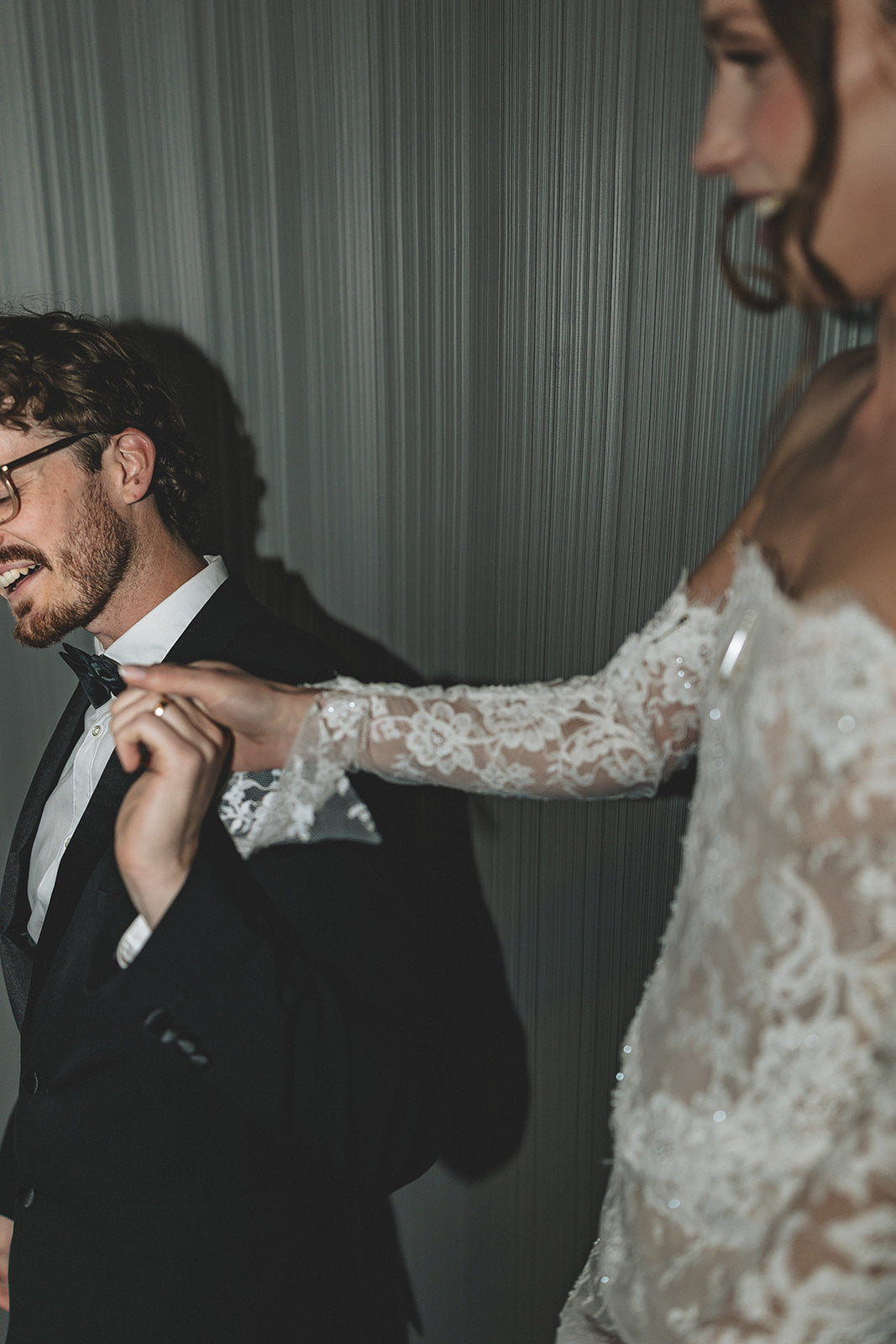 MARGAUX Detachable Beaded Lace Bridal Sleeves