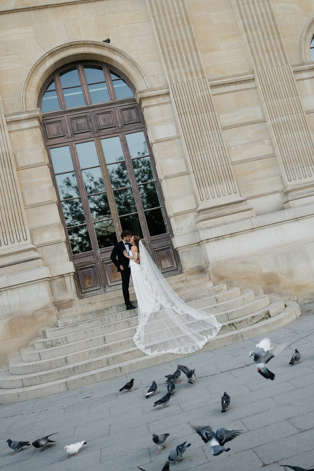 ROSA Lace Edge Cathedral Veil