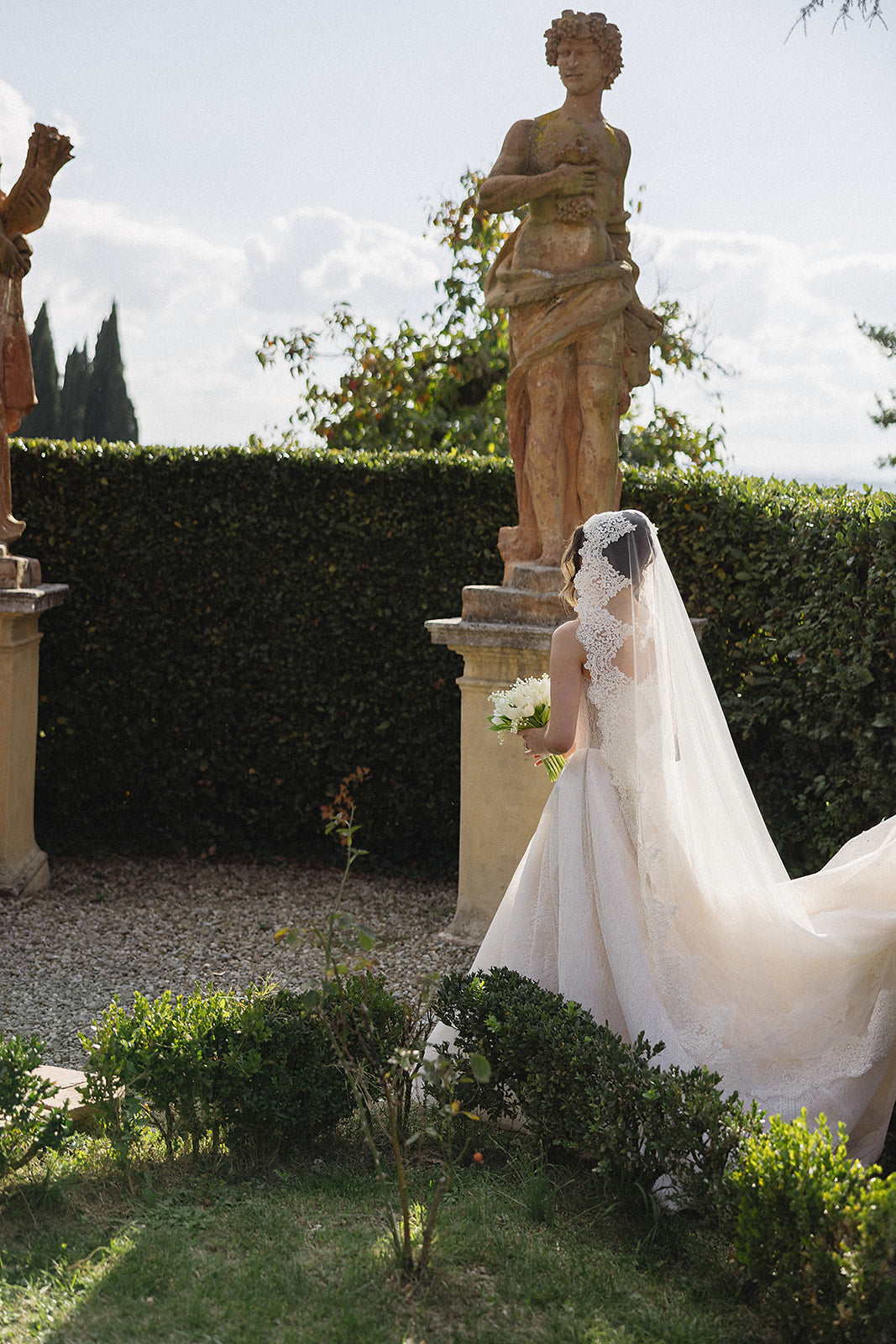 Gabrielle Lace Edge Cathedral Veil