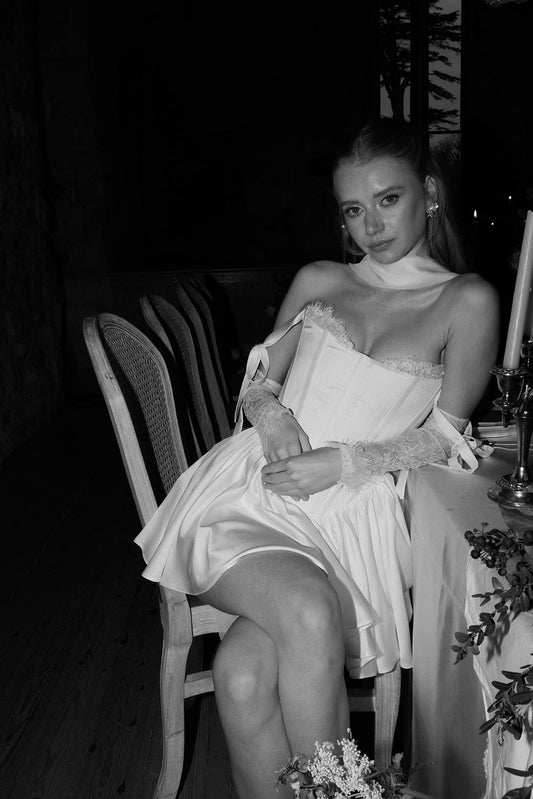 VALENTINE Bridal Mini Dress