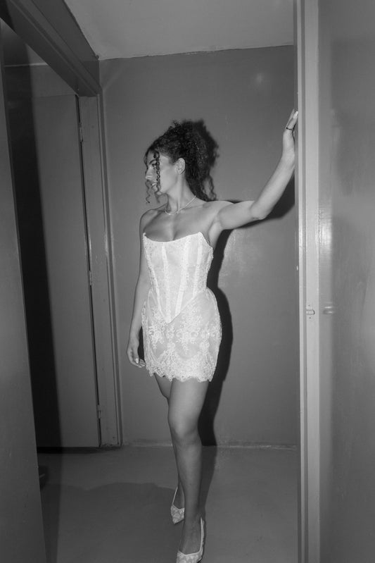 Celeste Beaded Bridal Corset