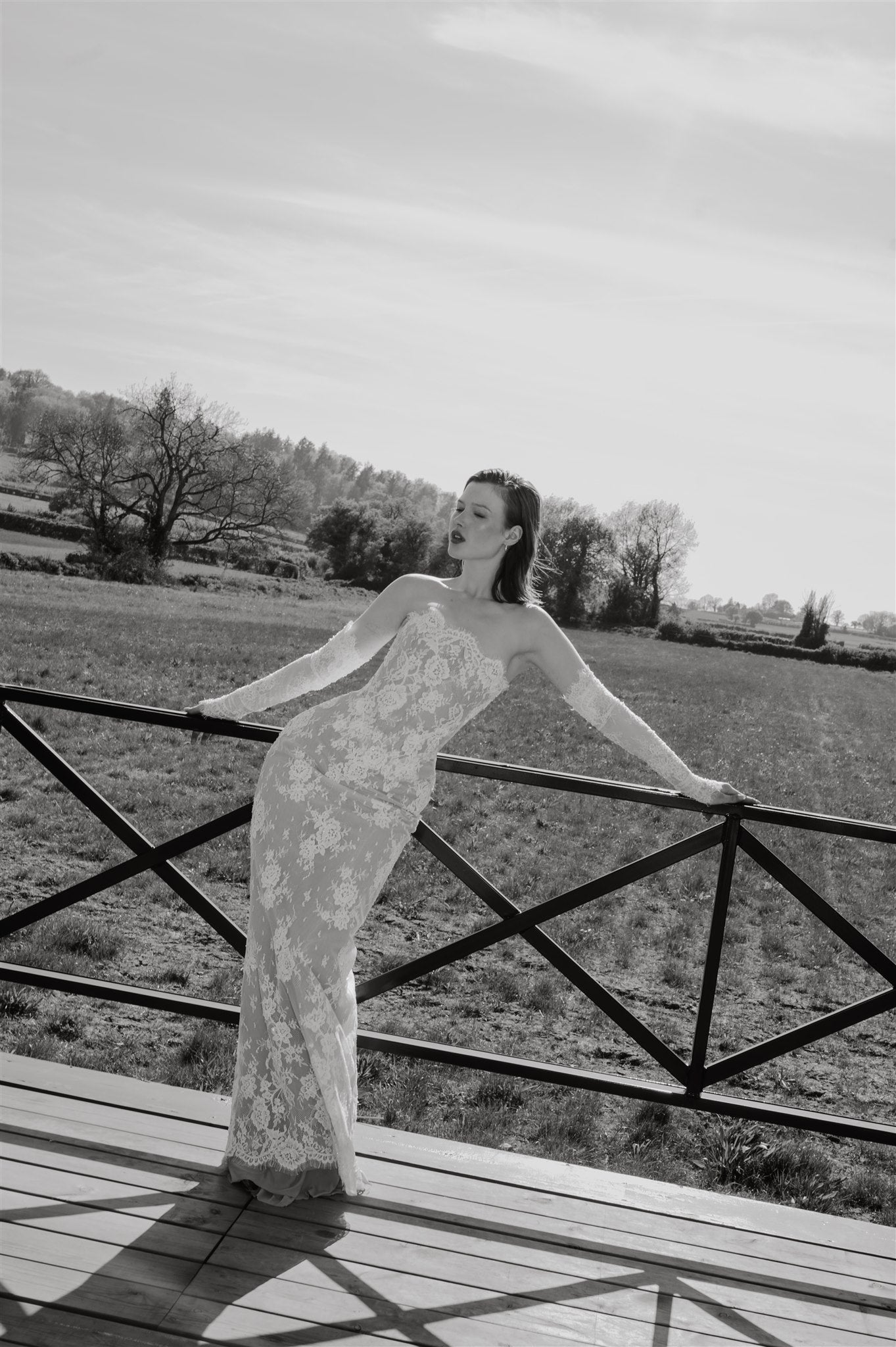 Margaux Beaded Lace Corset Wedding Dress