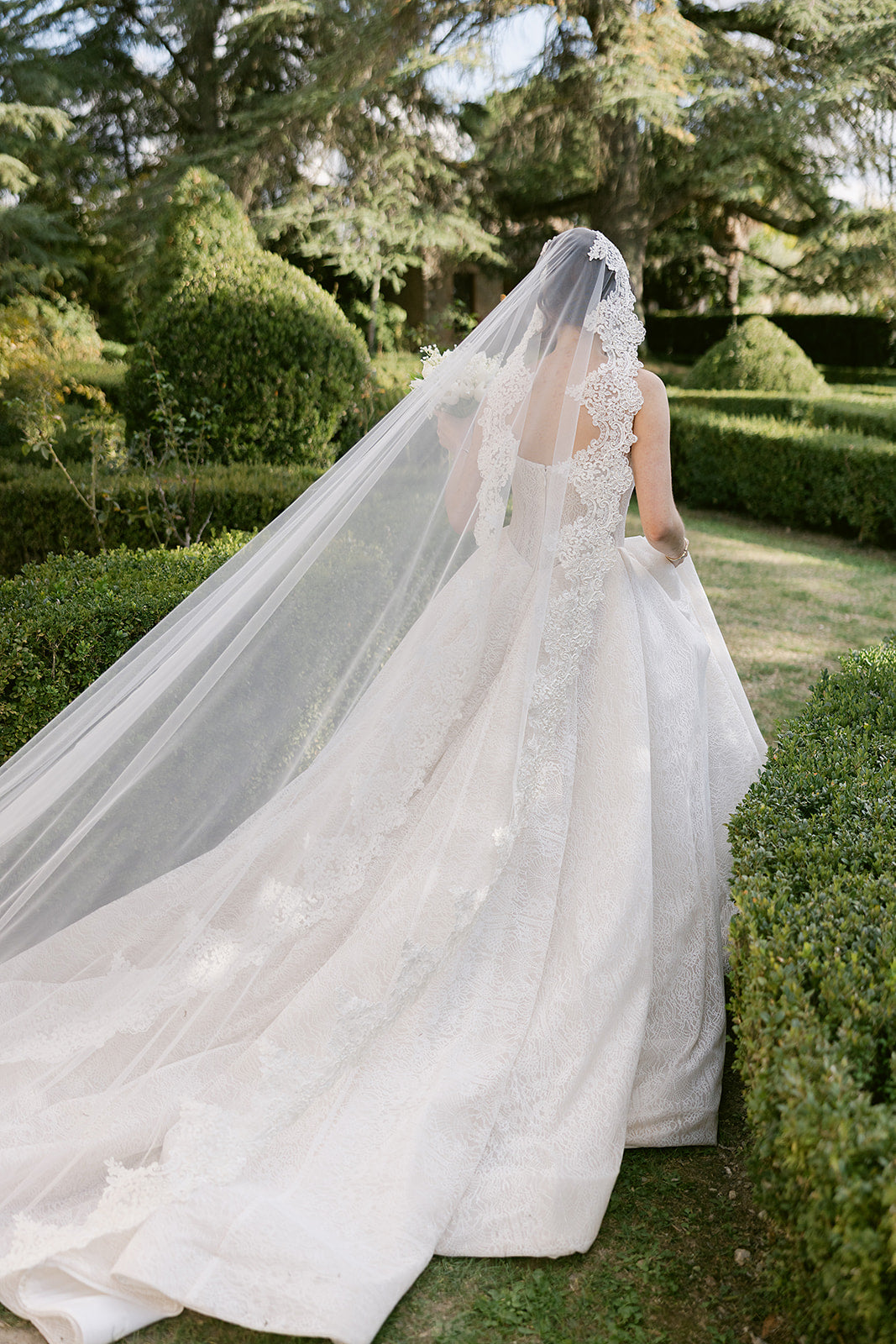 Gabrielle Lace Edge Cathedral Veil