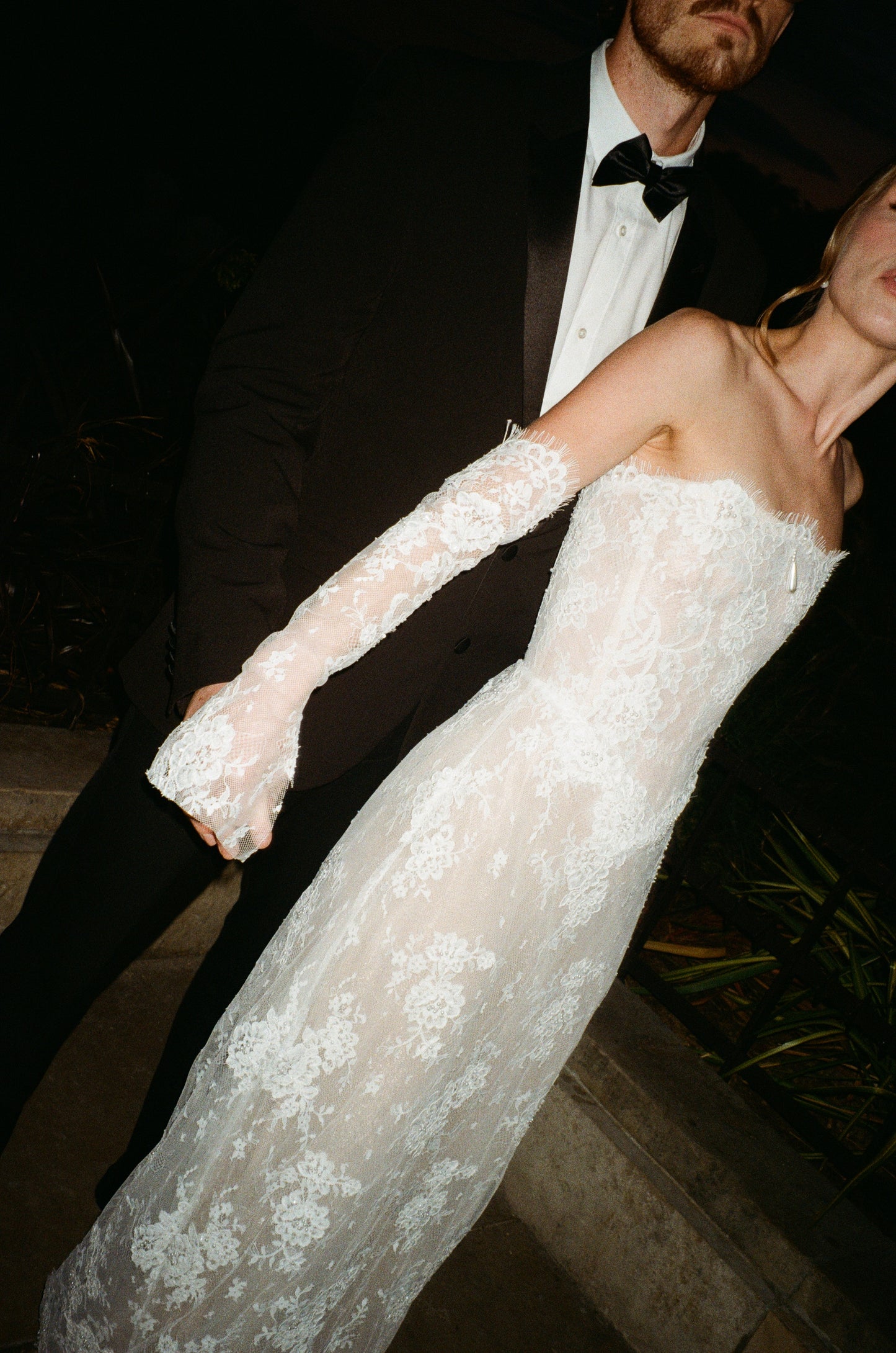 Margaux Beaded Lace Corset Wedding Dress