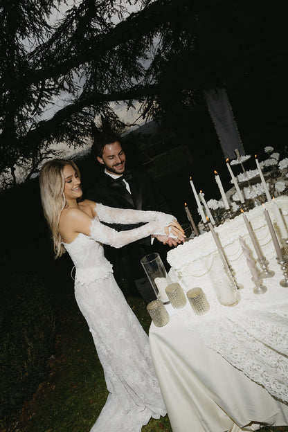 Allegra Two-Piece Wedding Dress