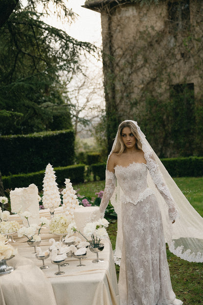Allegra Two-Piece Wedding Dress