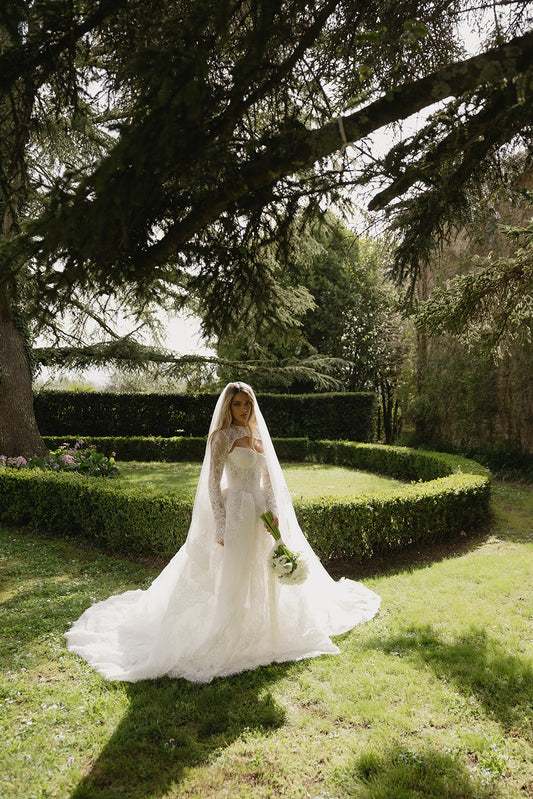 Laura Ivory Lace Wedding Dress