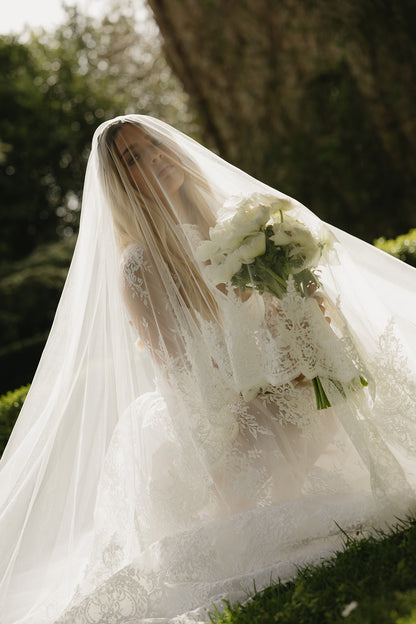 Laura Ivory Lace Wedding Dress